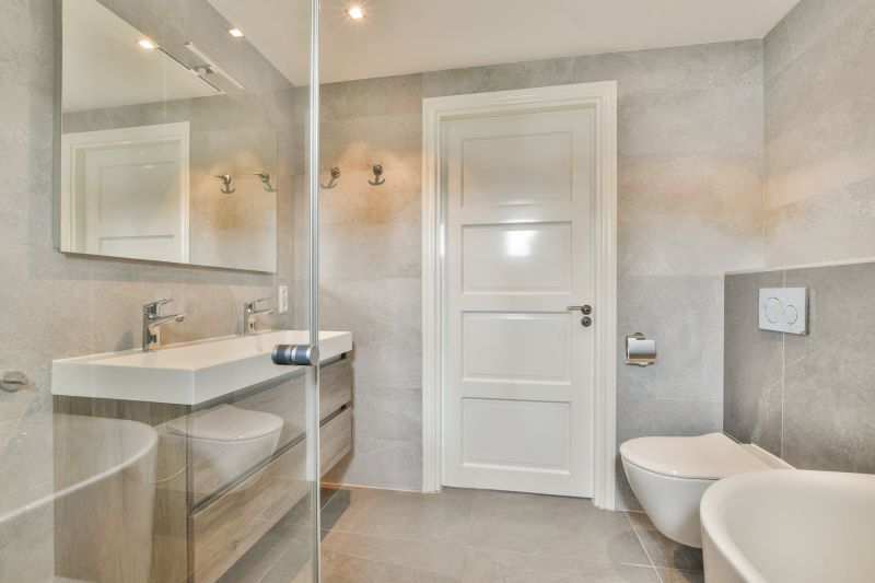 Bathroom with Statement Lighting